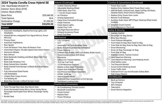 Toyota Corolla Cross Hybrid Se Awd - Thumbnail 17