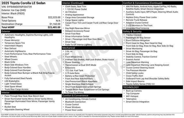 Toyota Corolla Fwd Le - Thumbnail 9