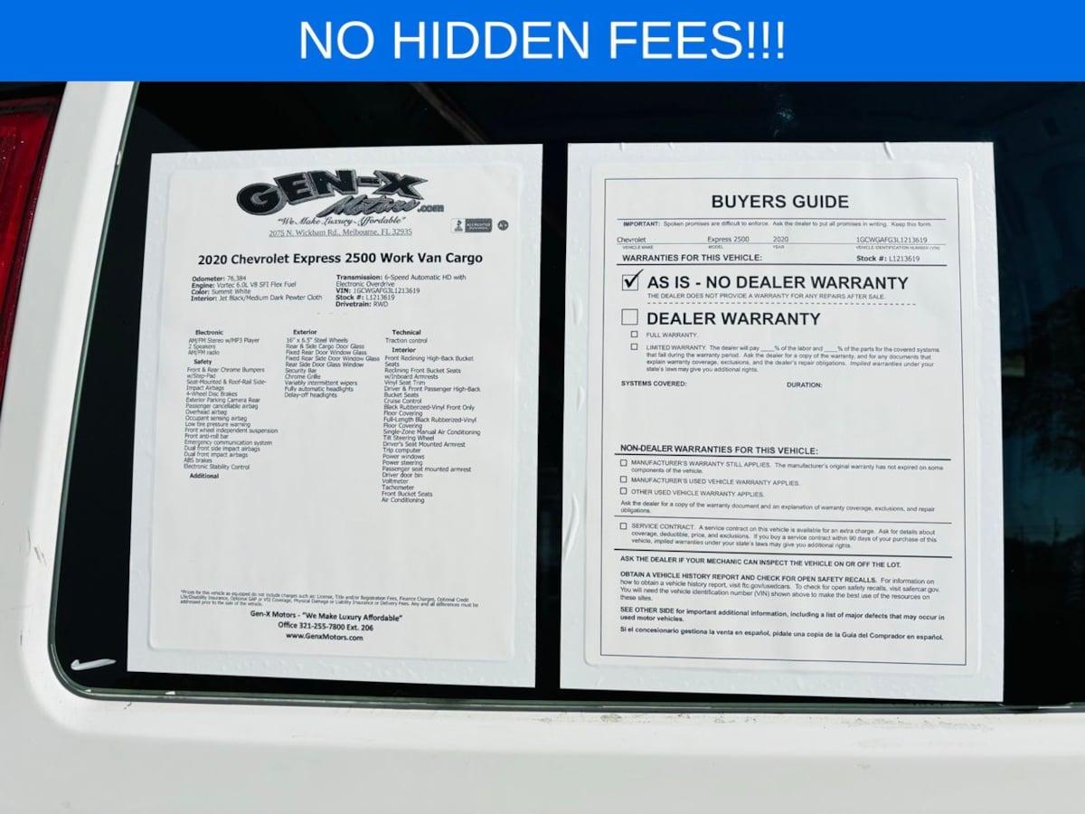 Chevrolet Express Cargo Van - Thumbnail 14