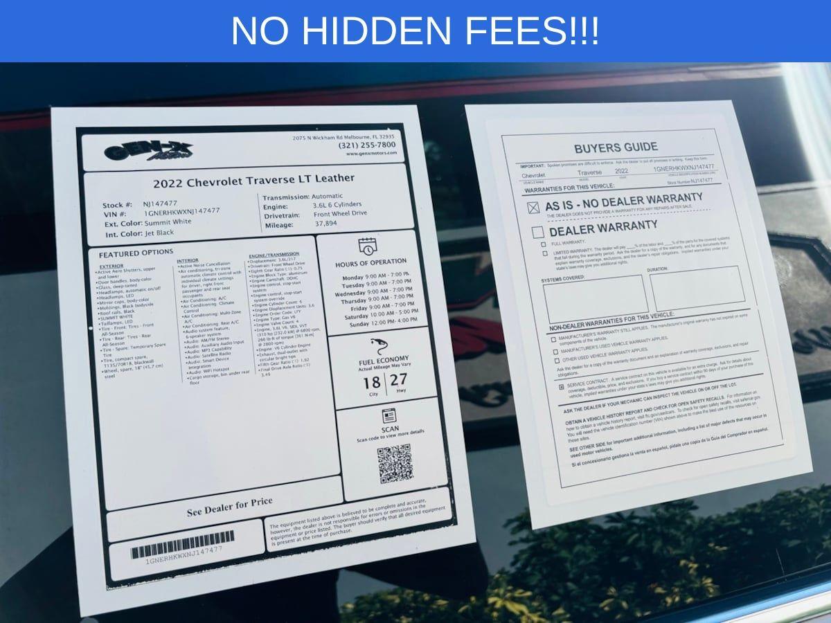 Chevrolet Traverse Lt Leather - Thumbnail 8