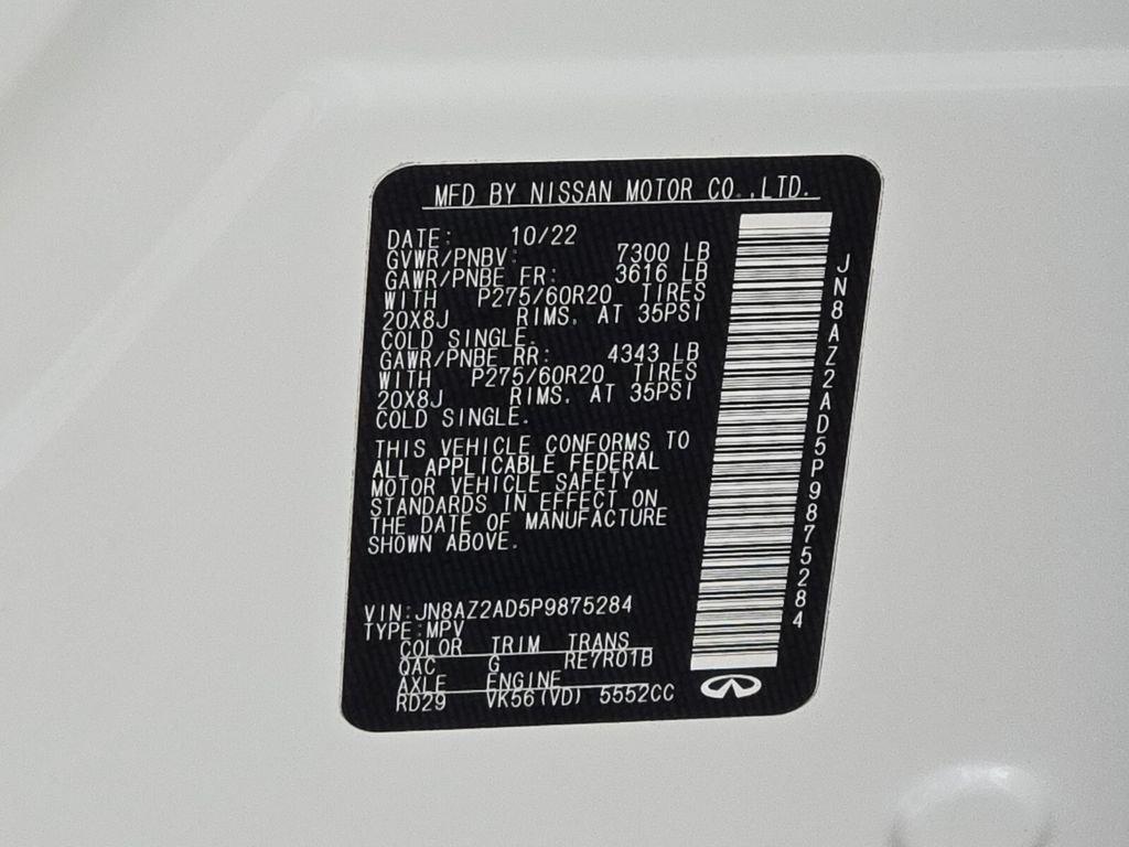 Infiniti Qx80 Luxe With Navigation - Thumbnail 19