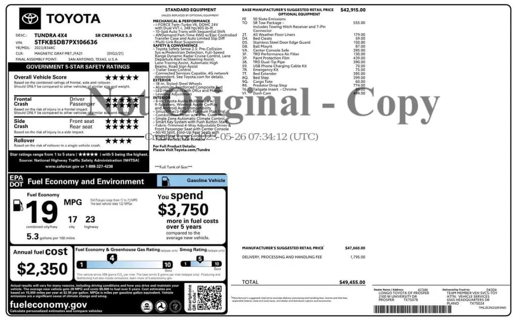 Toyota Tundra 4Wd Sr For Sale In Miami - Thumbnail 11