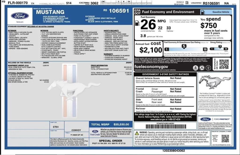 Ford Mustang Ecoboost For Sale In West Palm - Thumbnail 3