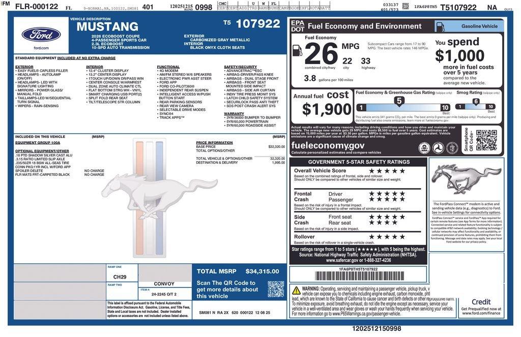 Ford Mustang Ecoboost Rwd 2D Coupe - Thumbnail 7