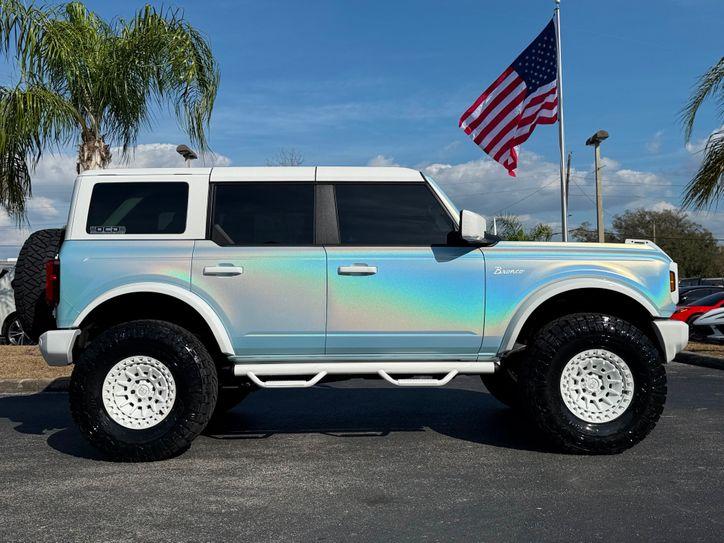 Ford Bronco Bayshore Ice Blue Pearl Bronco Italian Leather | Plant City Florida | Bayshore Automotive - Thumbnail 4