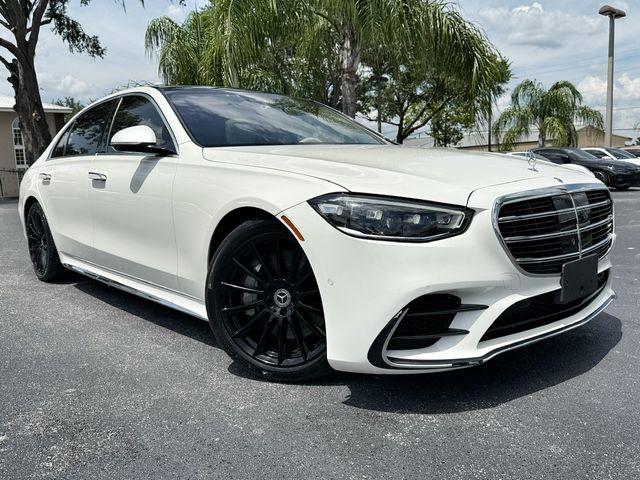 Mercedes-Benz S-Class S 580 4Matic $132K Msrp Loaded White/White 1 Owner | Plant City Florida | Bayshore Automotiv - View 1