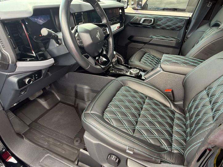Ford Bronco Bayshore Bronco Seafoam Black 2 Tone Leather Lift | Plant City Florida | Bayshore Automotive - Thumbnail 2
