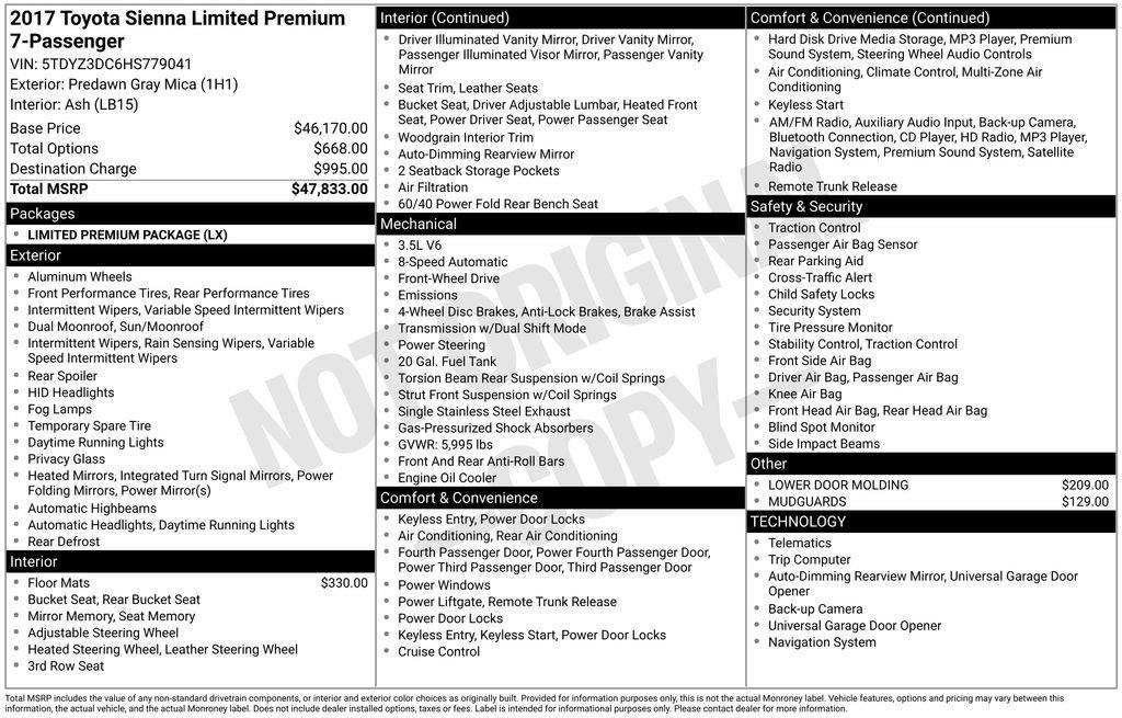 Toyota Sienna L - Thumbnail 8