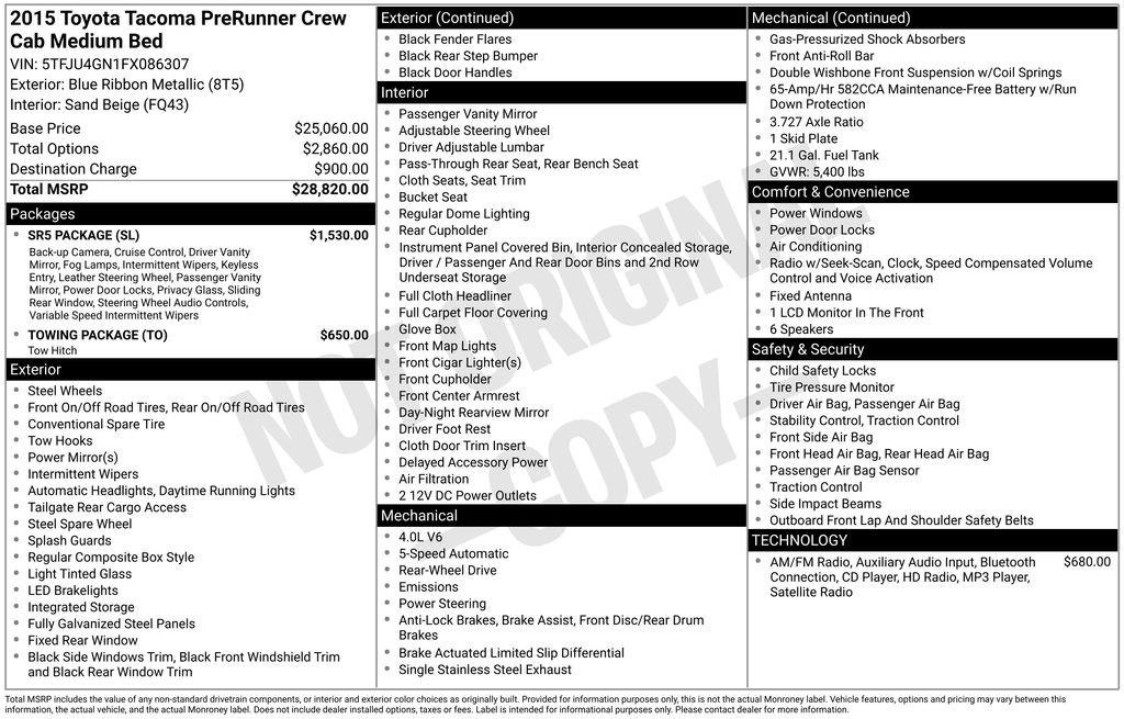 Toyota Tacoma Prerunner - Thumbnail 8