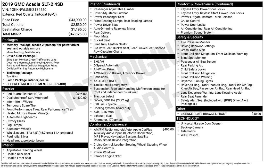 Gmc Acadia Slt-2 - Thumbnail 6