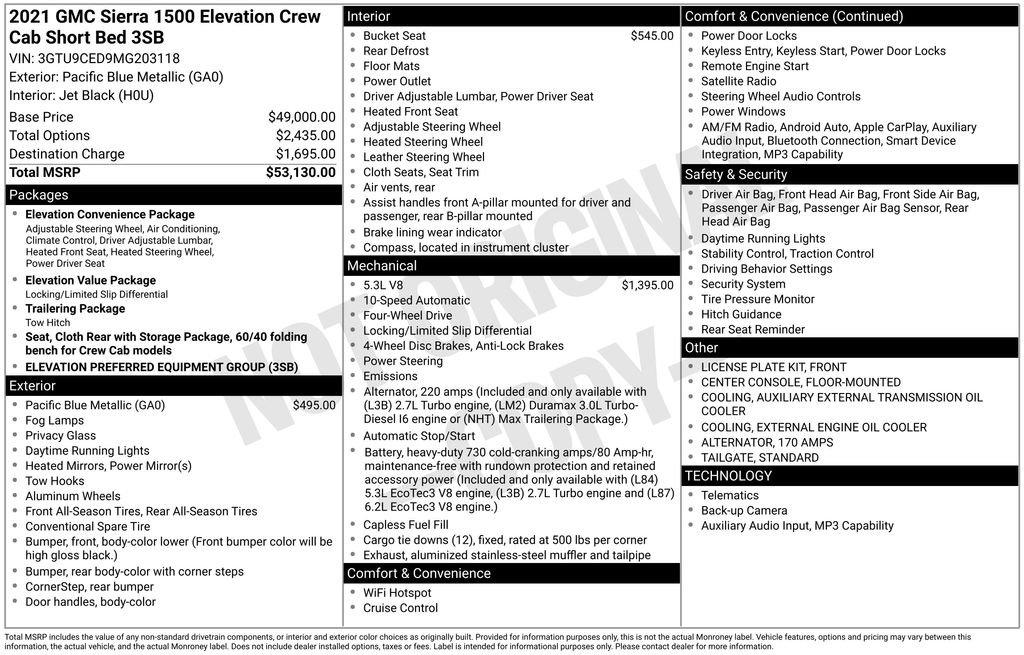 Gmc Sierra 1500 Elevation - Thumbnail 8