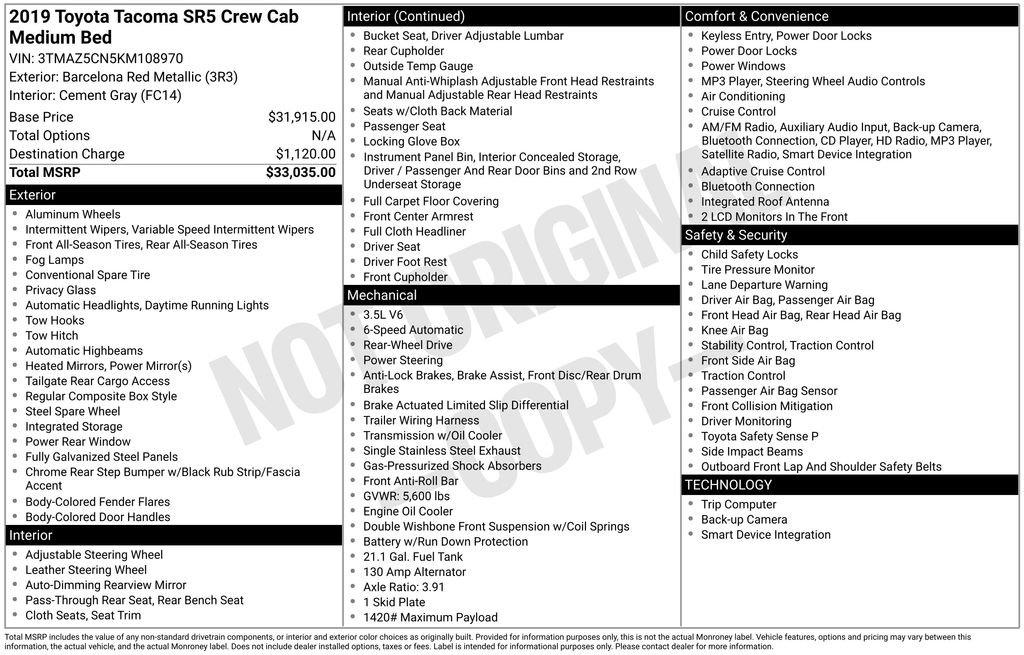 Toyota Tacoma Sr5 - Thumbnail 6