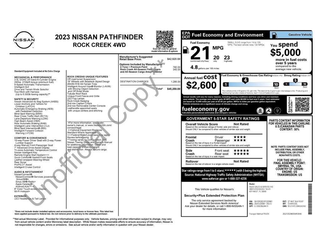 Nissan Pathfinder Rock Creek - Thumbnail 10