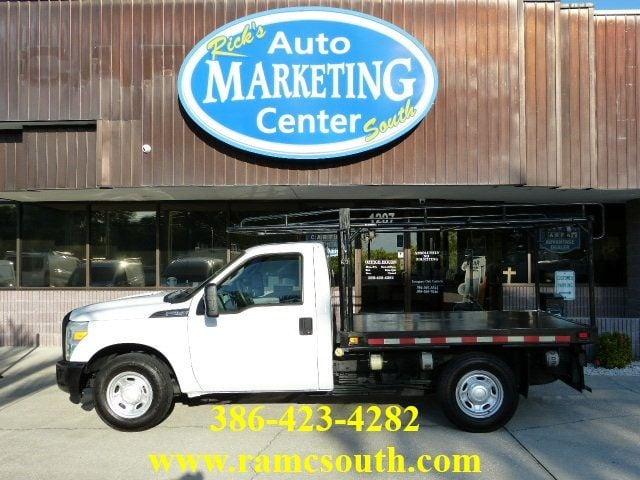 Ford Super Duty F-250 SRW 6.2L V8 GAS*XL*REGULAR CAB*2WD*8FT. FLATBED WITH LADDER RACK! - View 1