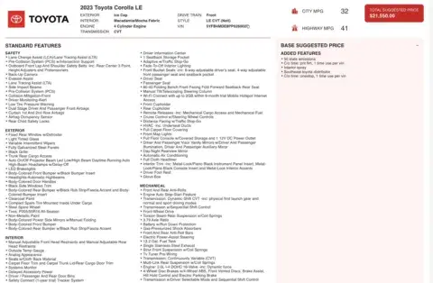 Toyota Corolla Le - Thumbnail 5