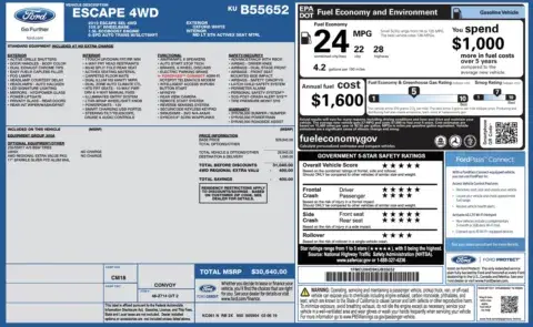 Ford Escape Sel - Thumbnail 6