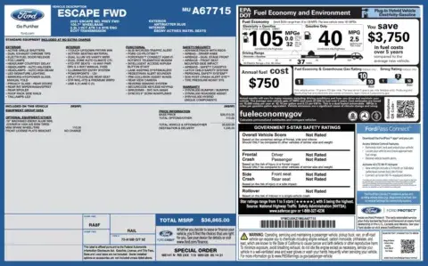 Ford Escape Sel Plug-In Hybrid - Thumbnail 5
