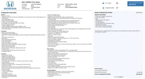 Honda Civic Sedan Sport - Thumbnail 5