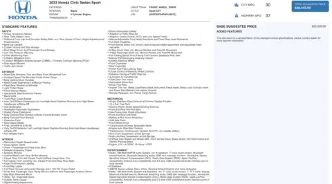 Honda Civic Sedan Sport - Thumbnail 5