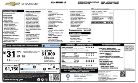 Chevrolet Malibu Lt - Thumbnail 6