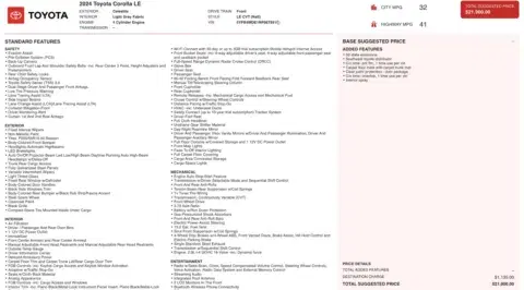 Toyota Corolla Le - Thumbnail 5