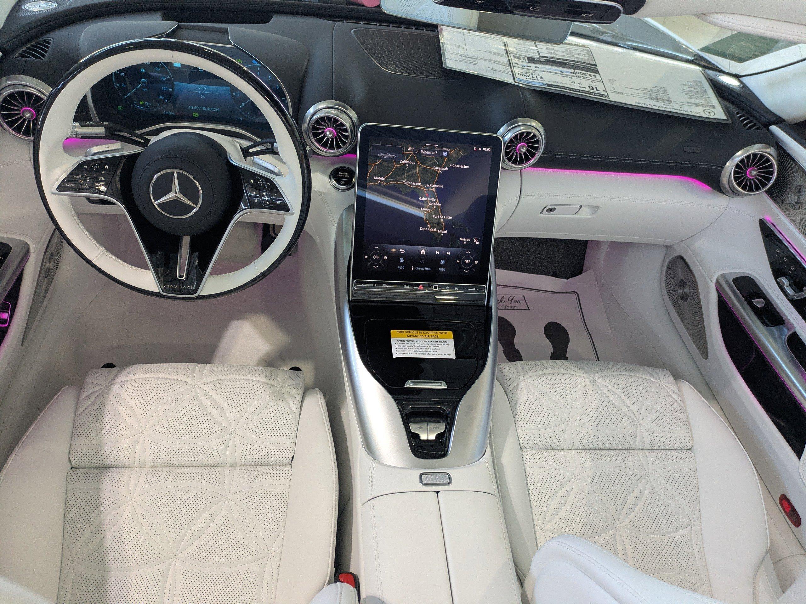 Mercedes-Benz Sl Convertible Maybach 680 Monogram Series With Navigation & Awd - Thumbnail 3