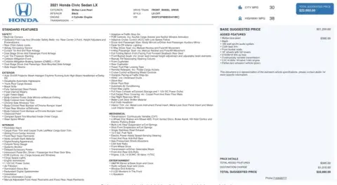 Honda Civic Sedan Lx - Thumbnail 5