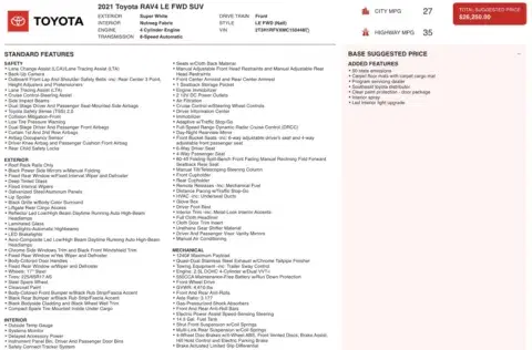 Toyota Rav4 Le - Thumbnail 5