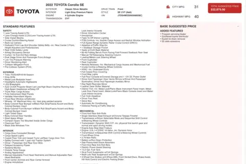 Toyota Corolla Se - Thumbnail 5