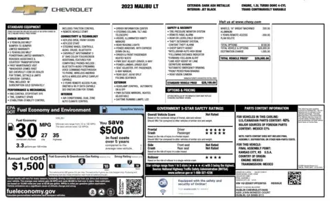 Chevrolet Malibu Lt - Thumbnail 5