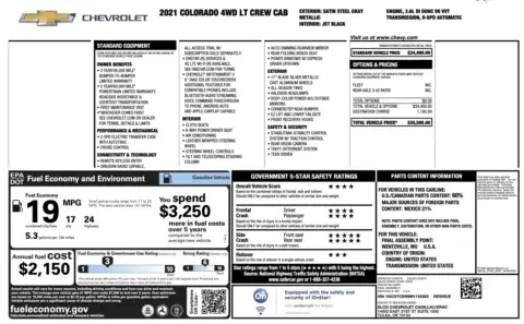 Chevrolet Colorado 4Wd Lt - Thumbnail 5