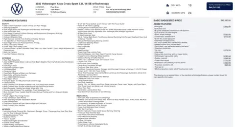 Volkswagen Atlas Cross Sport 3.6L V6 Se W/Technology - Thumbnail 5