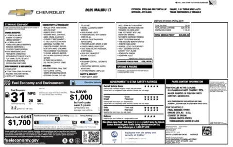 Chevrolet Malibu Lt - Thumbnail 6