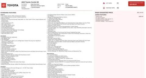 Toyota Corolla Se - Thumbnail 5