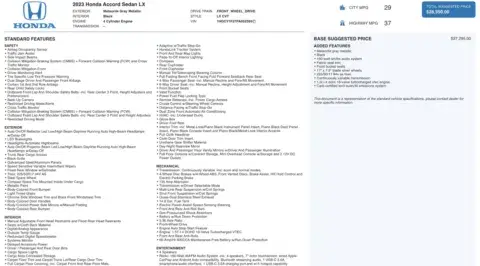 Honda Accord Sedan Lx - Thumbnail 6