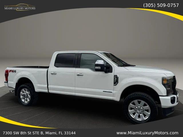 Ford F350 Super Duty Crew Cab Platinum Pickup 4D 6 3/4 Ft - View 1