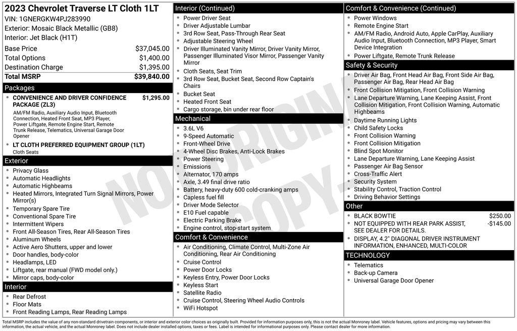 Chevrolet Traverse Lt - Thumbnail 4