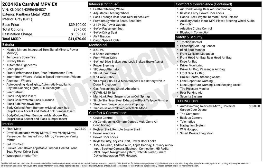 Kia Carnival Ex - Thumbnail 7