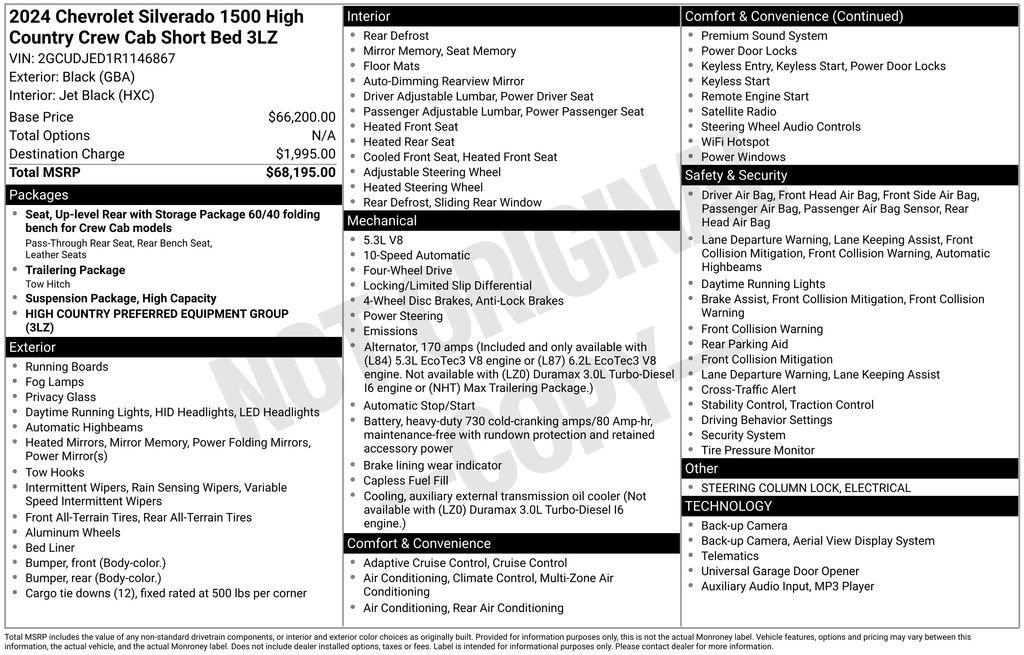 Chevrolet Silverado 1500 High Country - Thumbnail 4