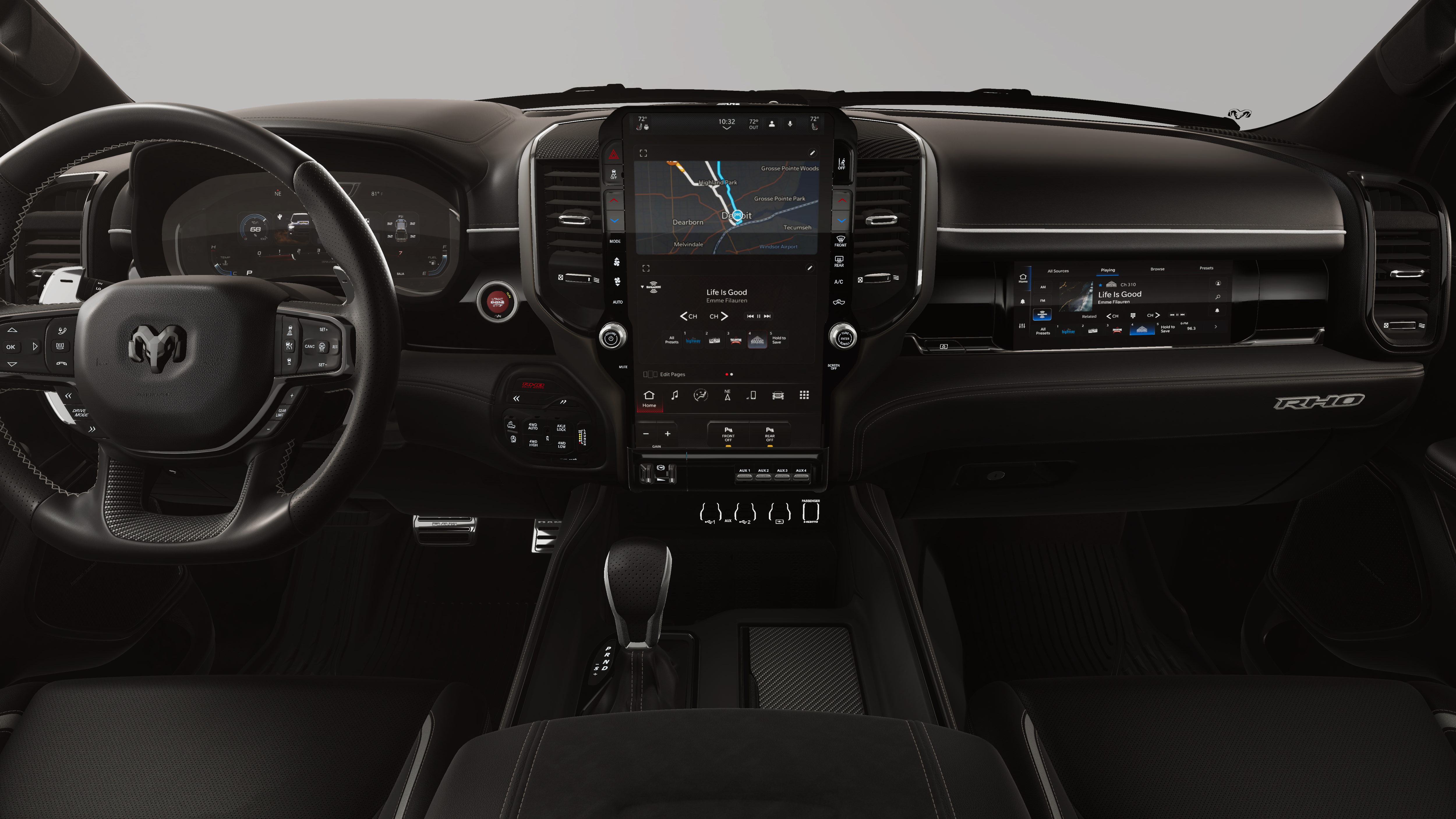 Ram 1500 Rho Crew Cab 4X4 5'7' Box - Thumbnail 19