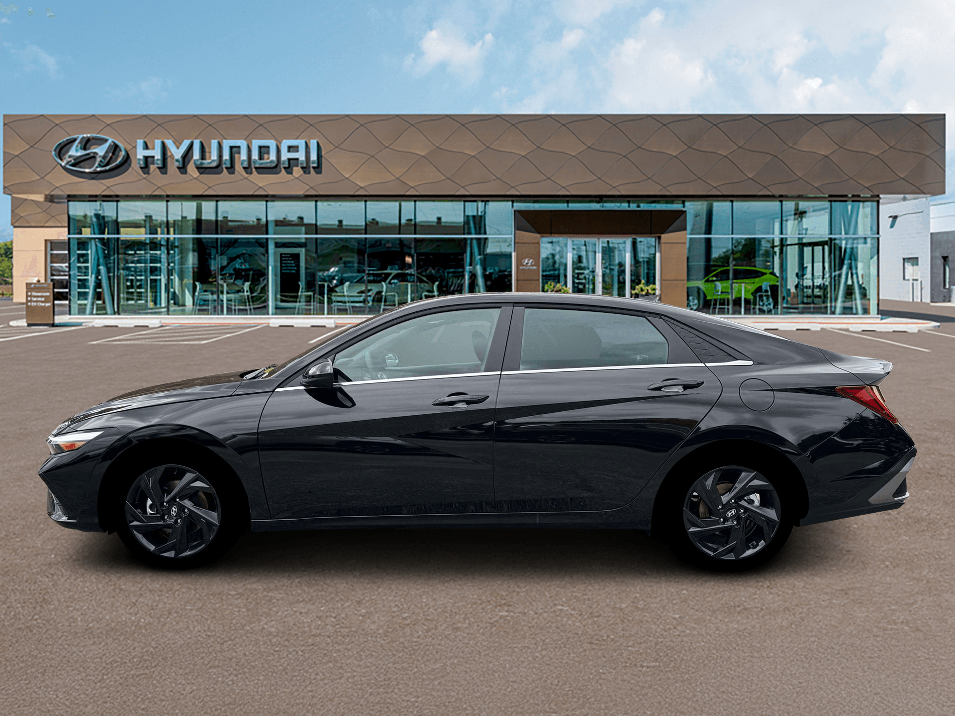 Hyundai Elantra Sel Sport Premium Fwd 4D Sedan - Thumbnail 4