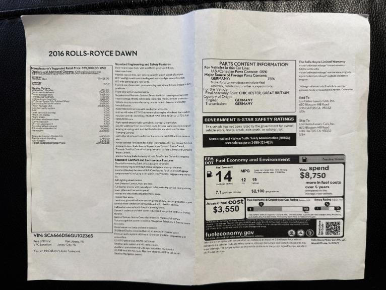 Rolls-Royce Dawn - Thumbnail 8